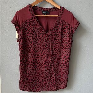 Fortune + Ivy Helina Leopard print top